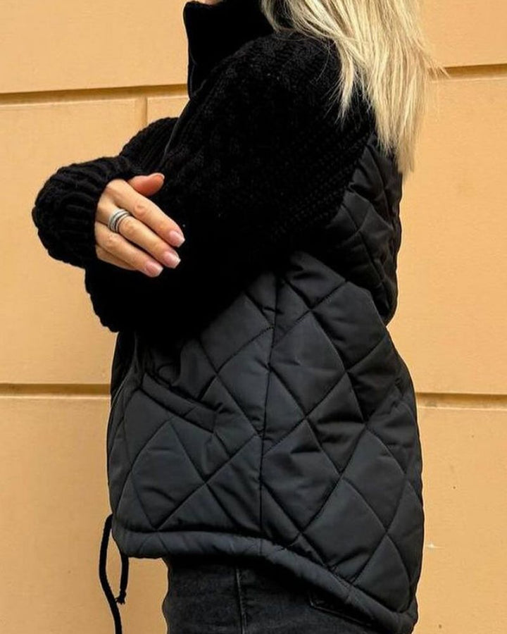 Victoria | Casual Strikket Fleecejakke