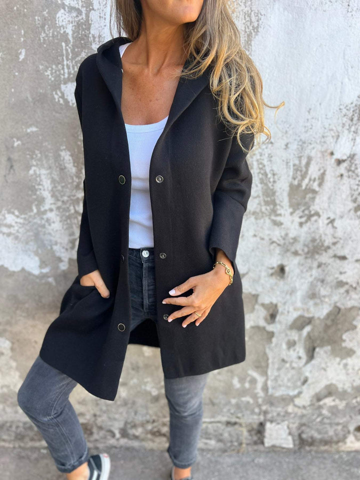 Lykke – Blød cardigan med hætte