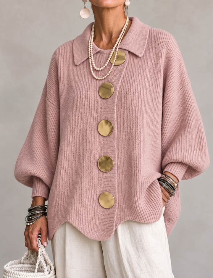 Ardelle™ | Oversized cardigan med krave
