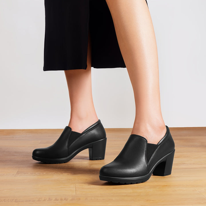 Millie | Loafers med blokhæl