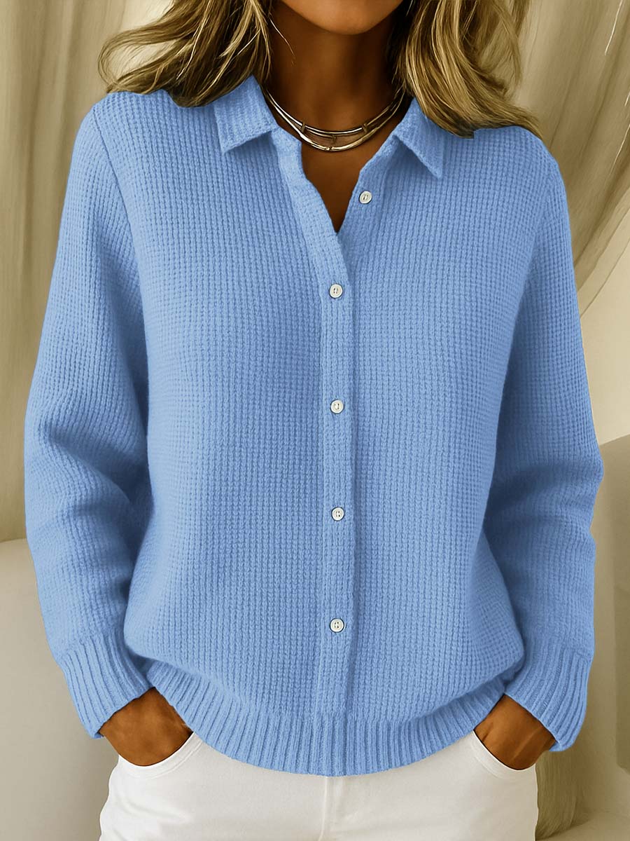 Carmela | Struktureret cardigan med knapper