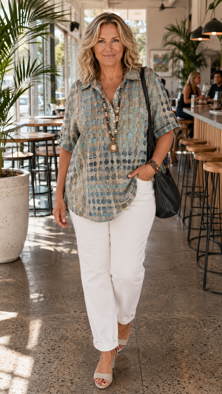 Melody – Let top med afslappet pasform