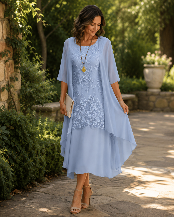 Eleanor | Elegant todelt chiffonkjole
