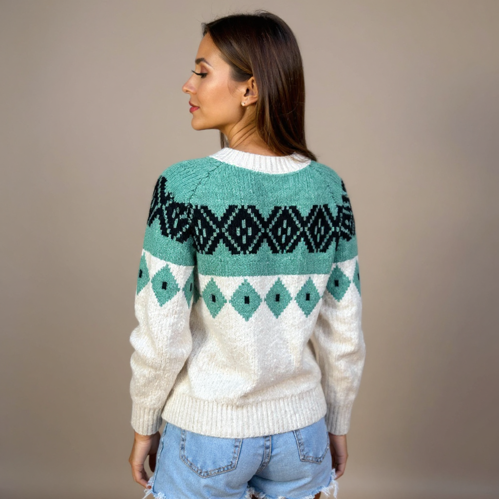 Allison | Vintage islandsk cardigan