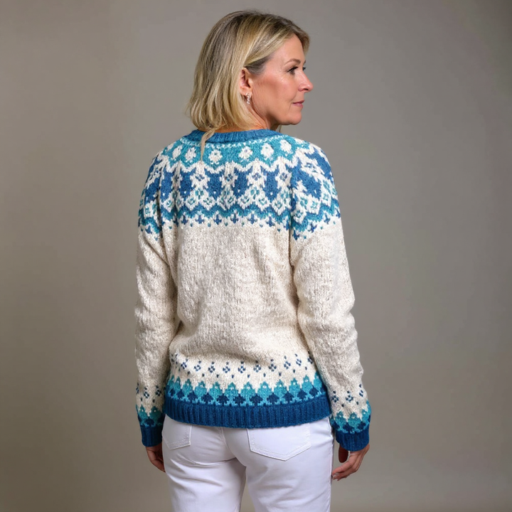 Eva | Vintage islandsk cardigan