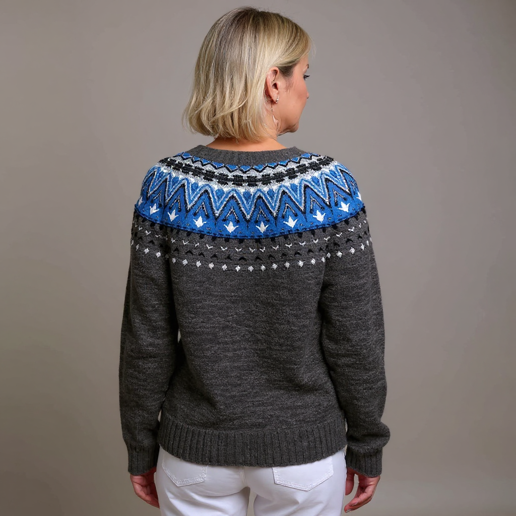 Jade | Vintage islandsk cardigan