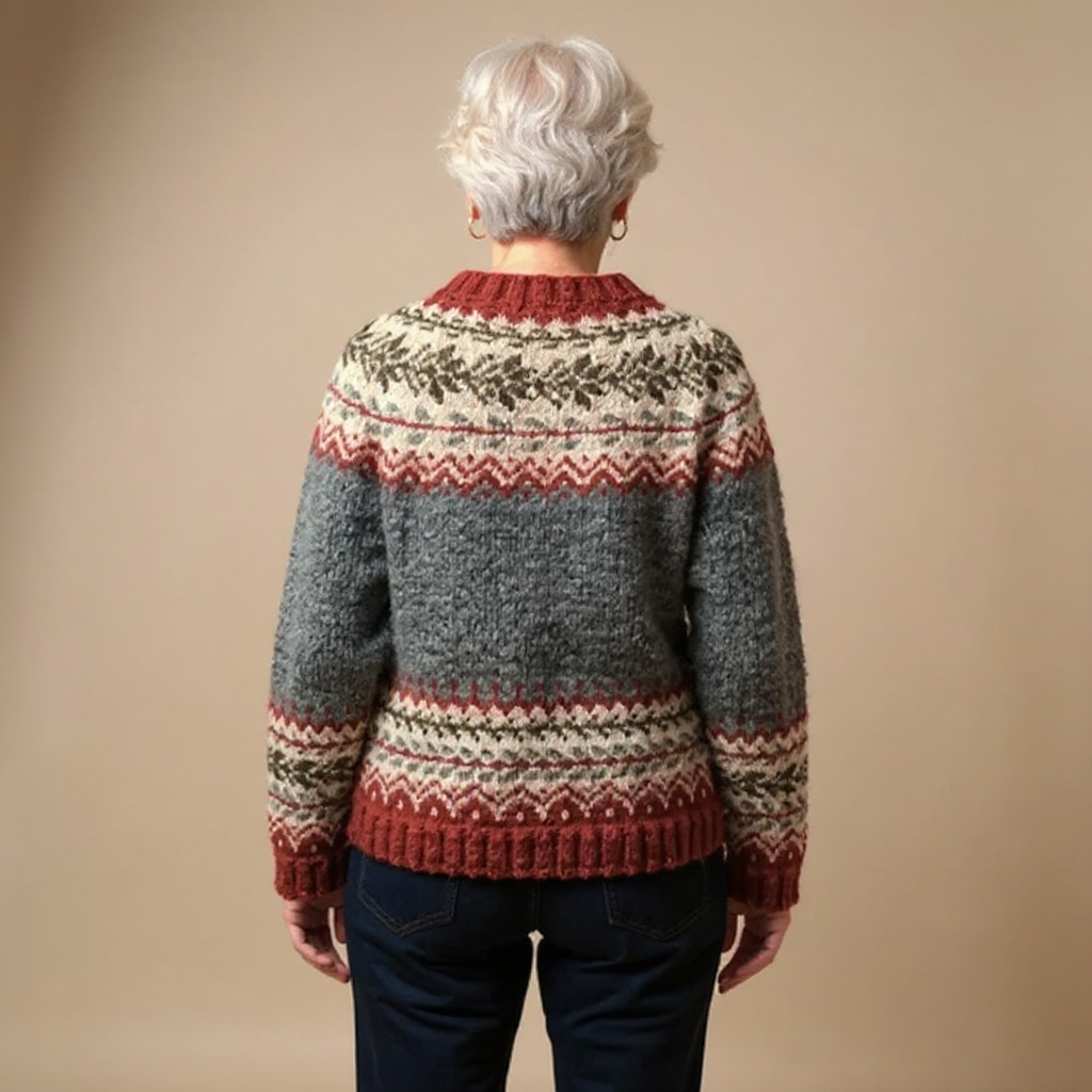 Atasha | Vintage islandsk cardigan