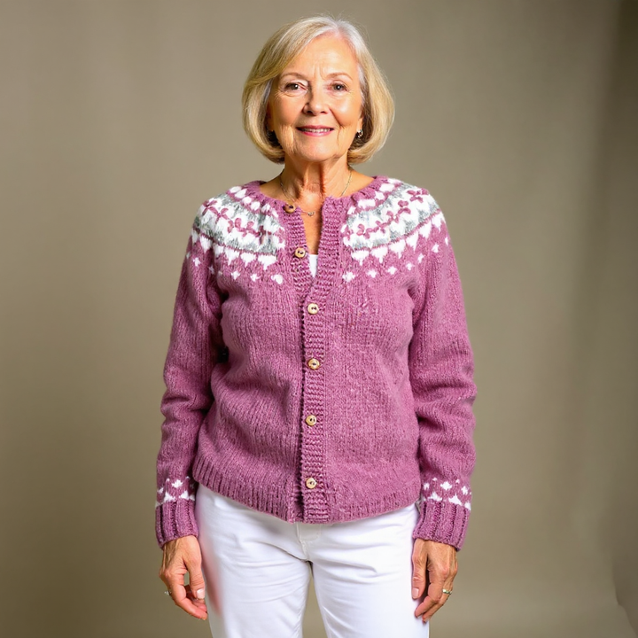 Maya | Vintage islandsk cardigan