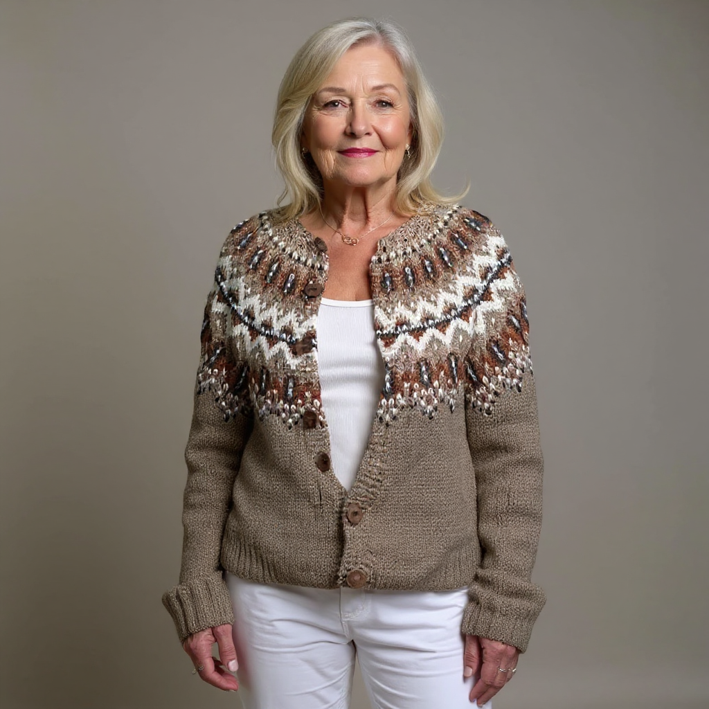 Adeline | Vintage islandsk cardigan
