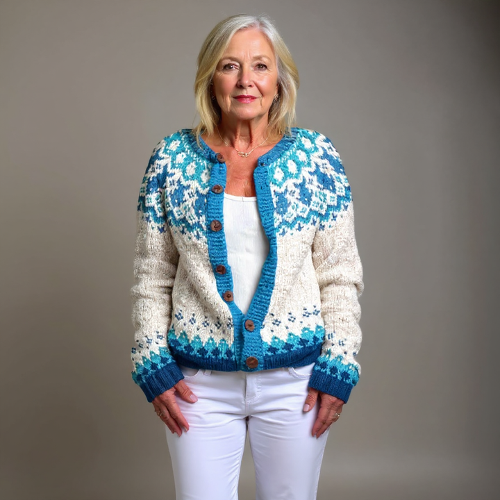 Eva | Vintage islandsk cardigan
