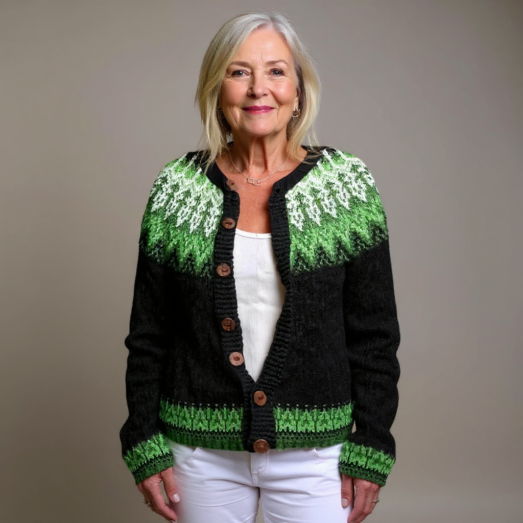 Sadie | Vintage islandsk cardigan