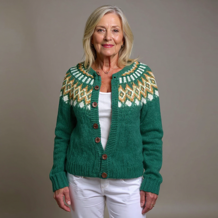 Natalia | Vintage islandsk cardigan