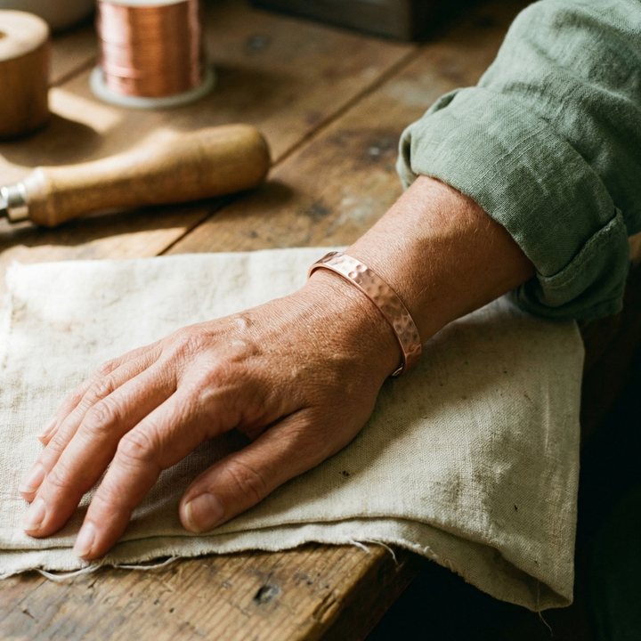 Kobberarmbånd "Lodestone"