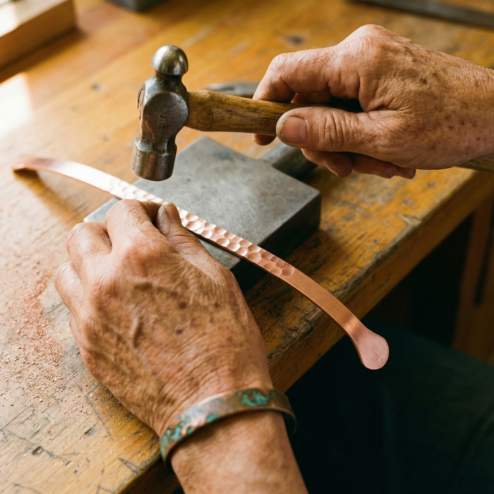 Kobberarmbånd "Lodestone"