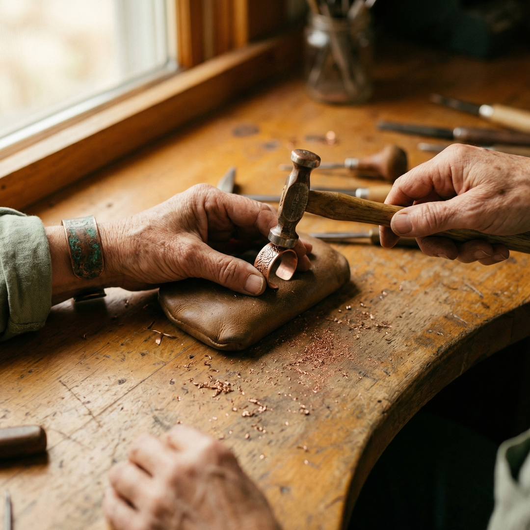 Kobberring "Eiken"