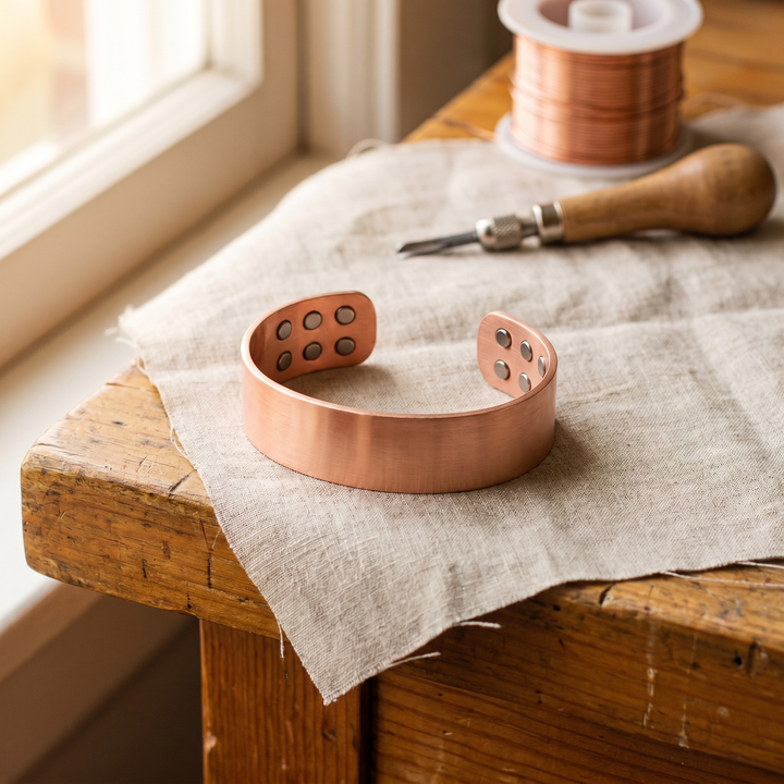 Enkelt kobberarmbånd