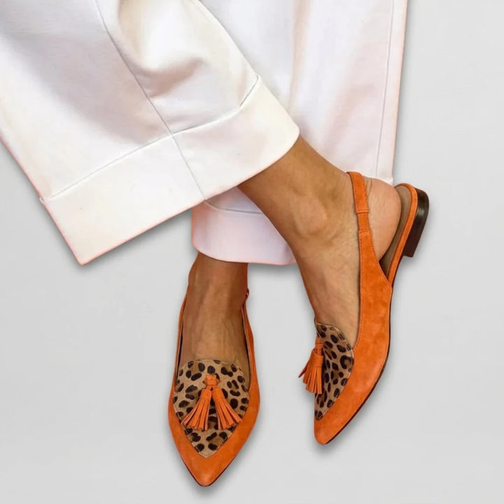 Eliza | Sandaler med remme og kvastdetaljer