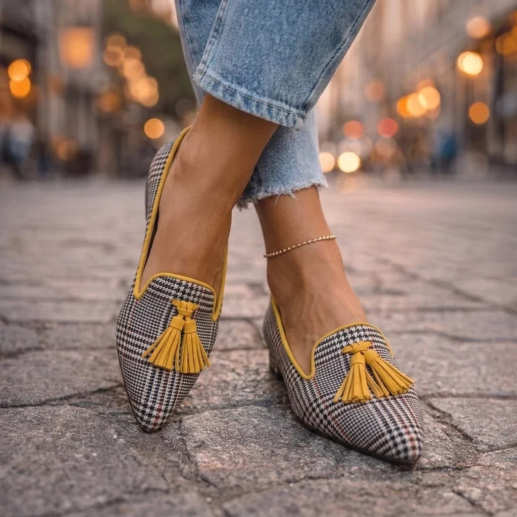 Livia | Ballerinaer med spids tå og leopardprint