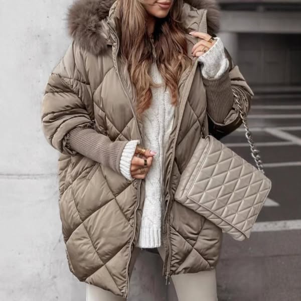 Rachel | Elegant frakke med tern