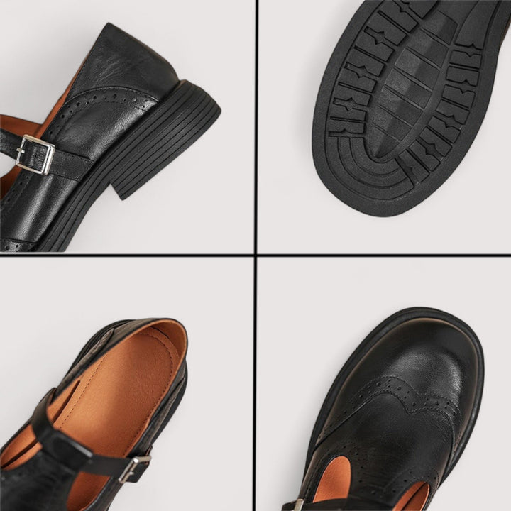 Margery | Polstrede Mary Jane-sko