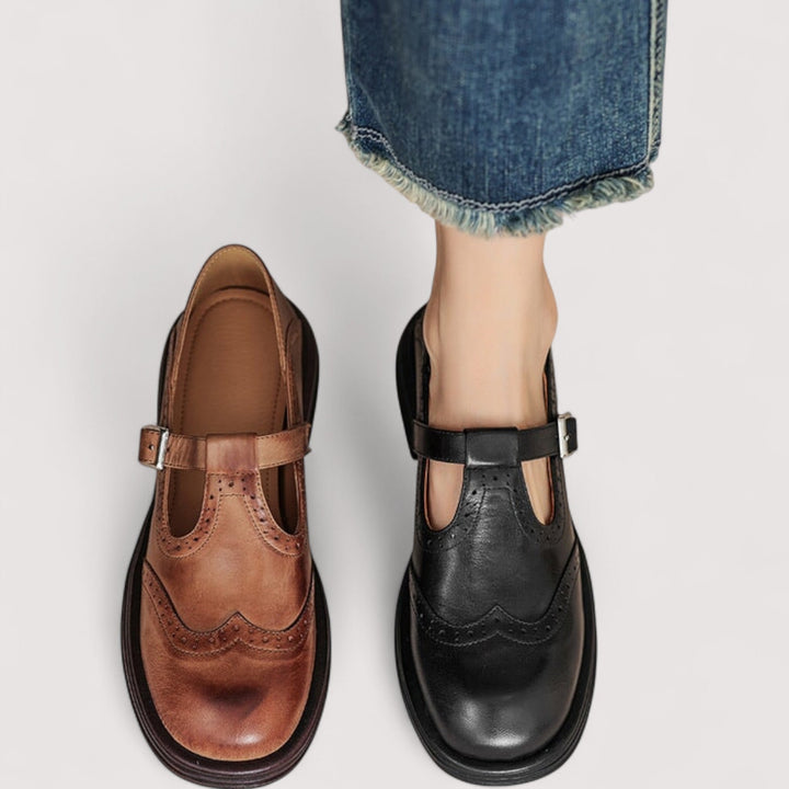 Margery | Polstrede Mary Jane-sko