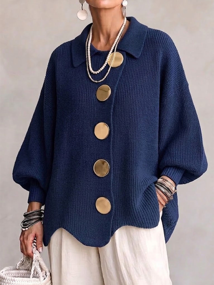 Ardelle™ | Oversized cardigan med krave