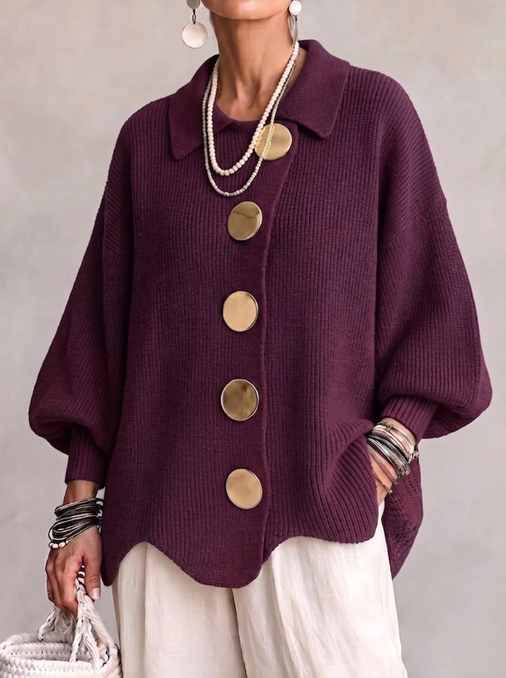 Ardelle™ | Oversized cardigan med krave