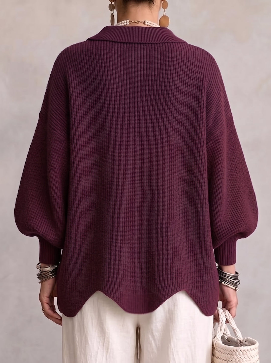 Ardelle™ | Oversized cardigan med krave