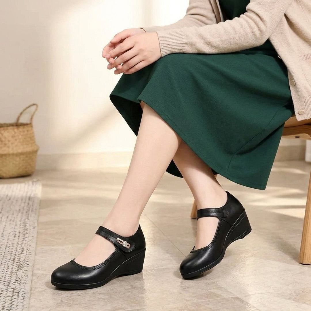 Karla™ – Ortopædiske pumps med kilehæl