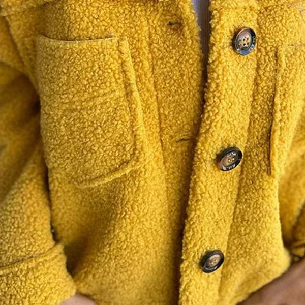 Dion™ | Kort uldjakke med revers