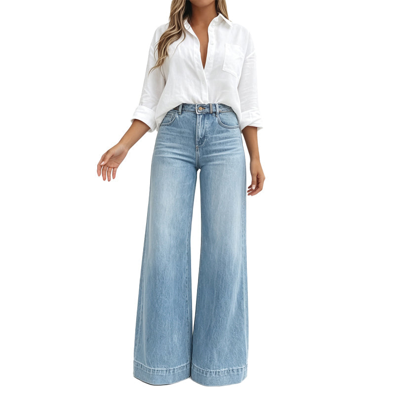 Lucia | Jeans med vide ben