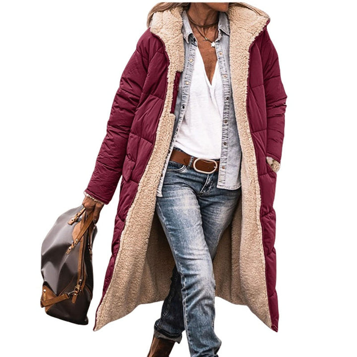 Edda – Vendbar vinterjakke med sherpafor