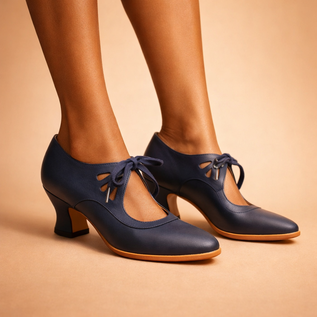 Freya | Retro snørepumps Sylvie