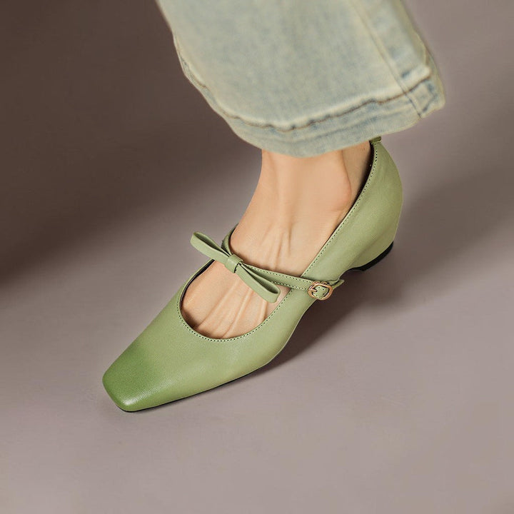 Mette | Elegante Mary Jane-sko med sløjfe