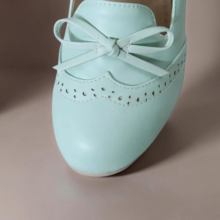 Marianne | Elegante slip-on-pumps med sløjfe