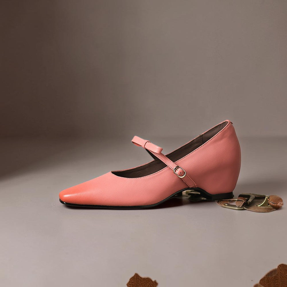 Mette | Elegante Mary Jane-sko med sløjfe